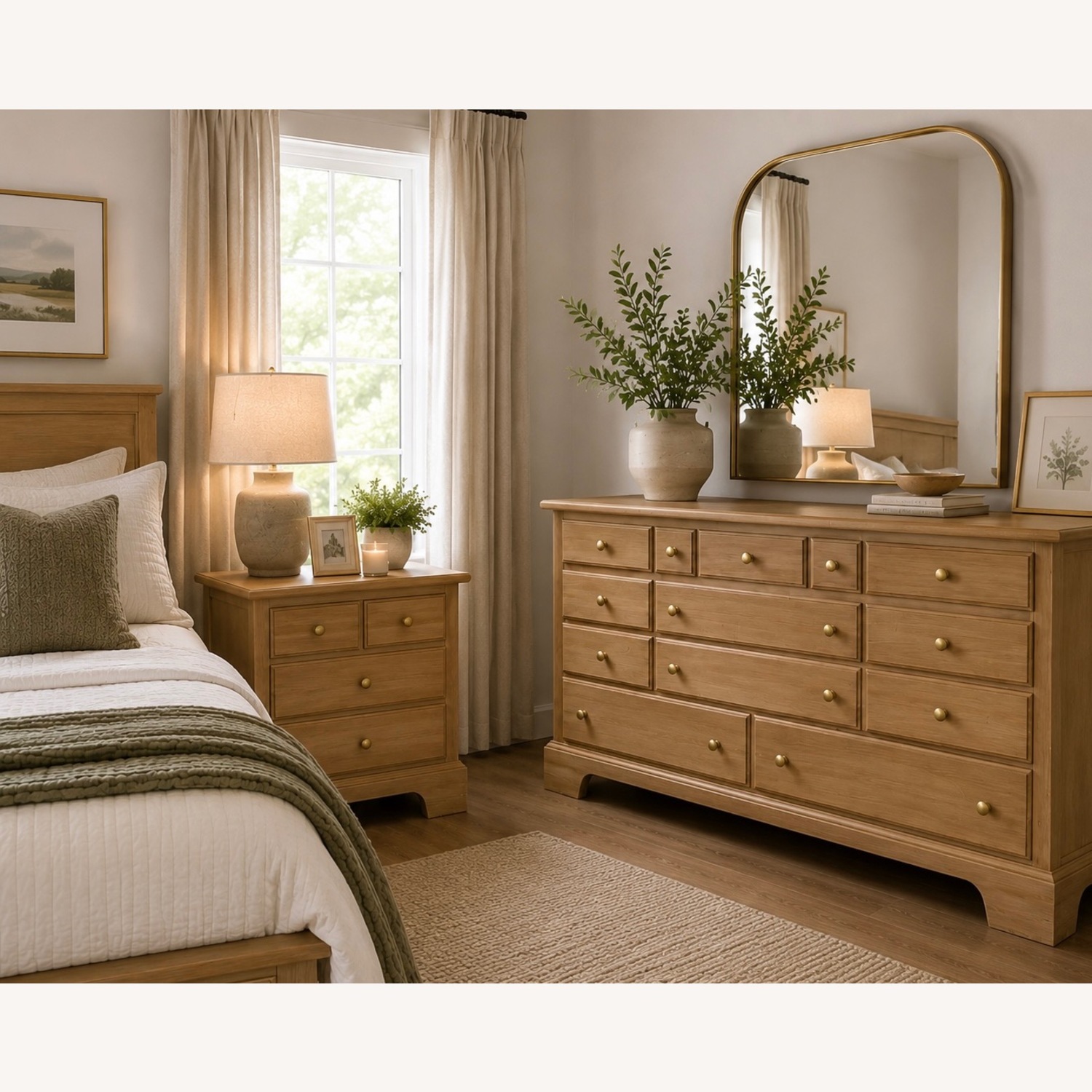 Vintage/Antique Finds Natural Wood Dresser - image-3