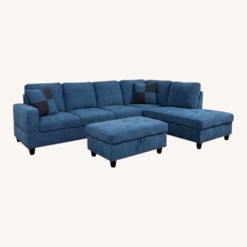 Used Wade Logan Palmer Square Upholstered Sectional for sale on AptDeco