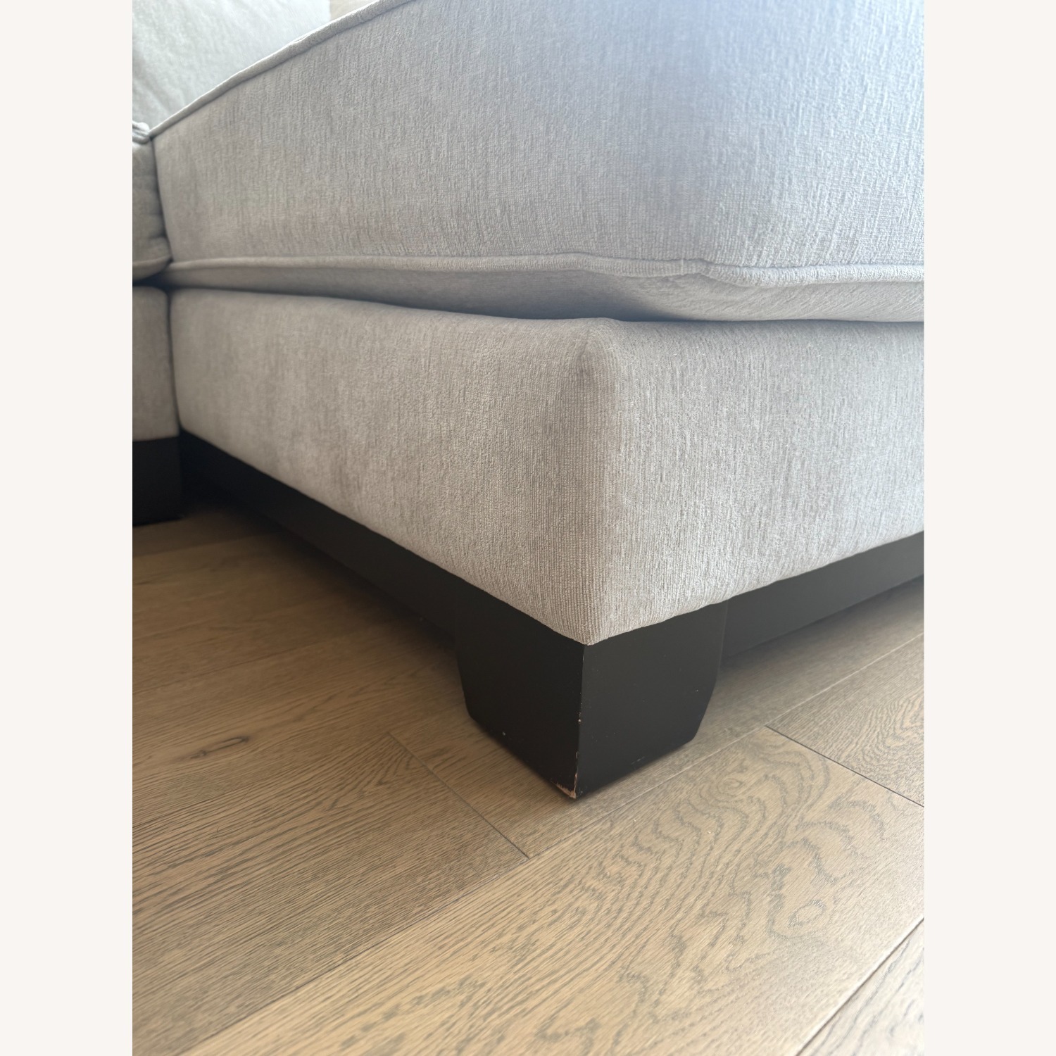 Raymour & Flanigan Arlo Light Gray 2 Piece Sectional - image-4