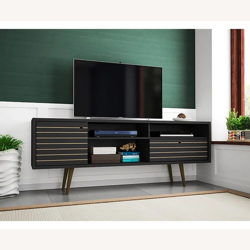 Used Manhattan Comfort Liberty Mid-Century Modern TV Stand for sale on AptDeco