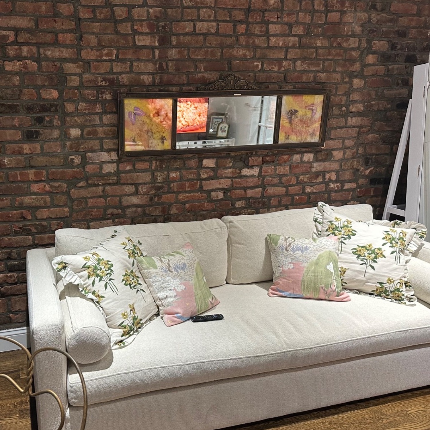 Crate & Barrel Aris Cream Sofa - image-2