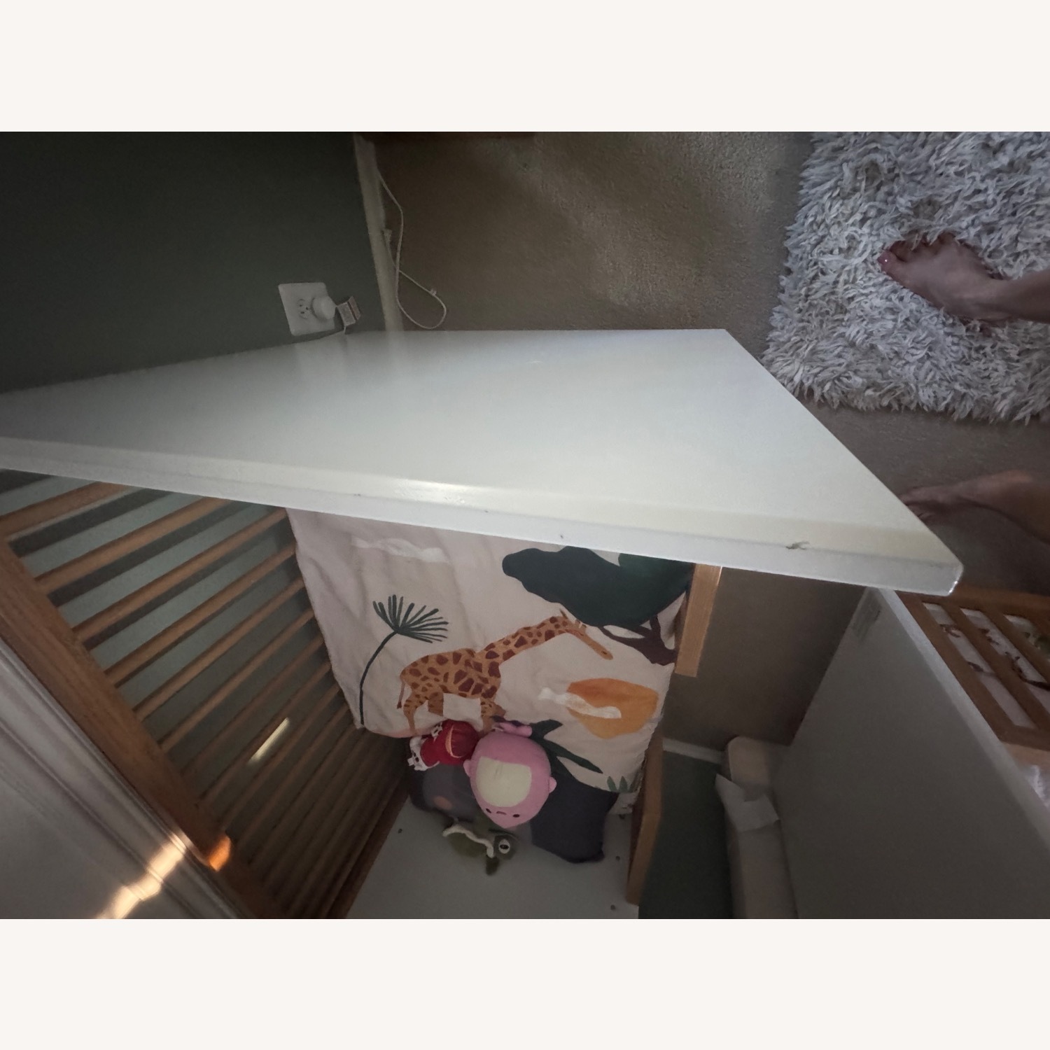 Crate & Barrel Mid-Century Spindle Cribs with Conversion Kit - image-10