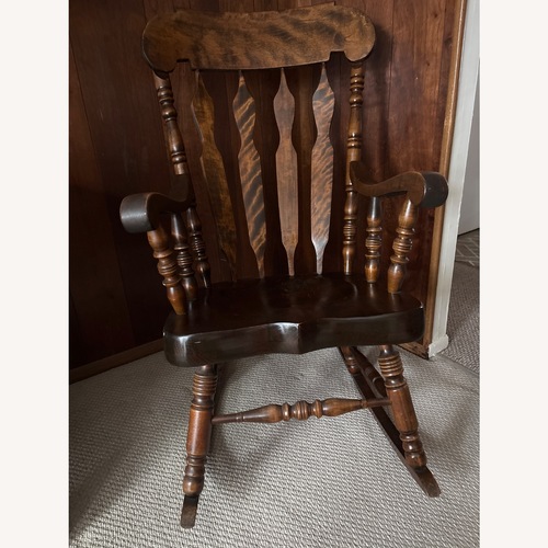 Used Vintage Antique Wood Nursing Chair for sale on AptDeco