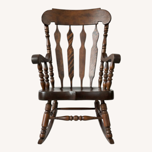 Used Vintage Antique Wood Nursing Chair for sale on AptDeco