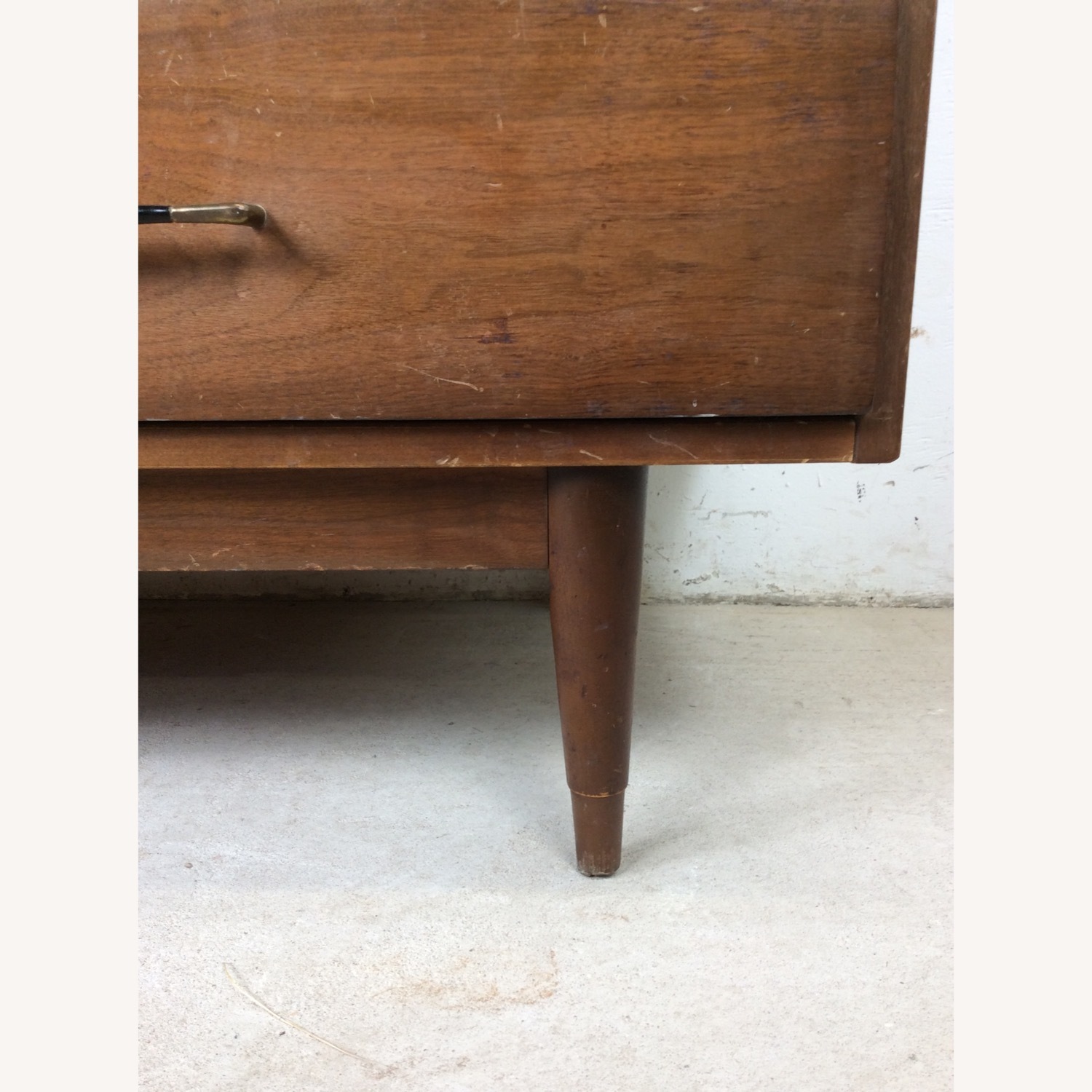 Mid Century Lowboy Dresser with 6 Drawers - image-8