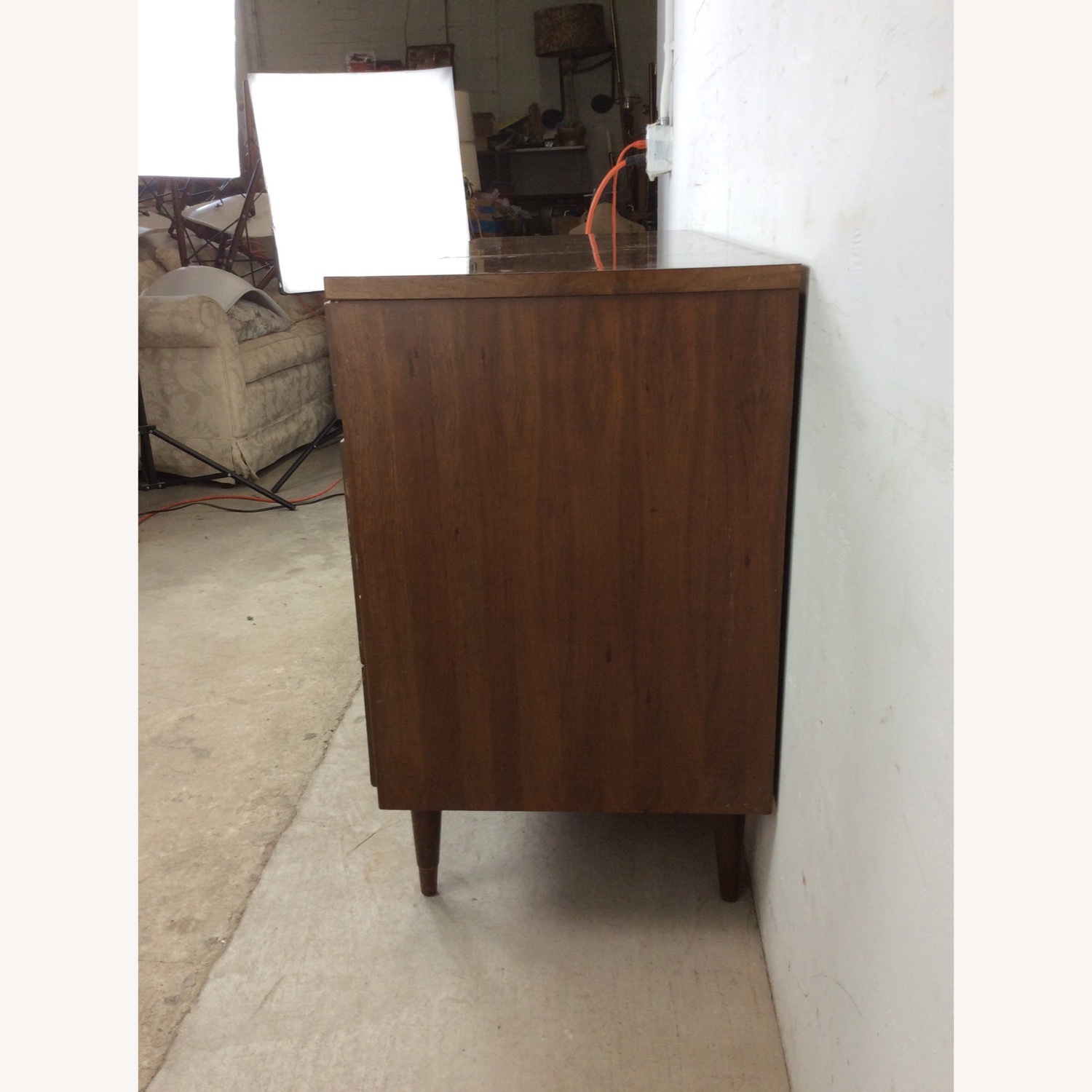 Mid Century Lowboy Dresser with 6 Drawers - image-4