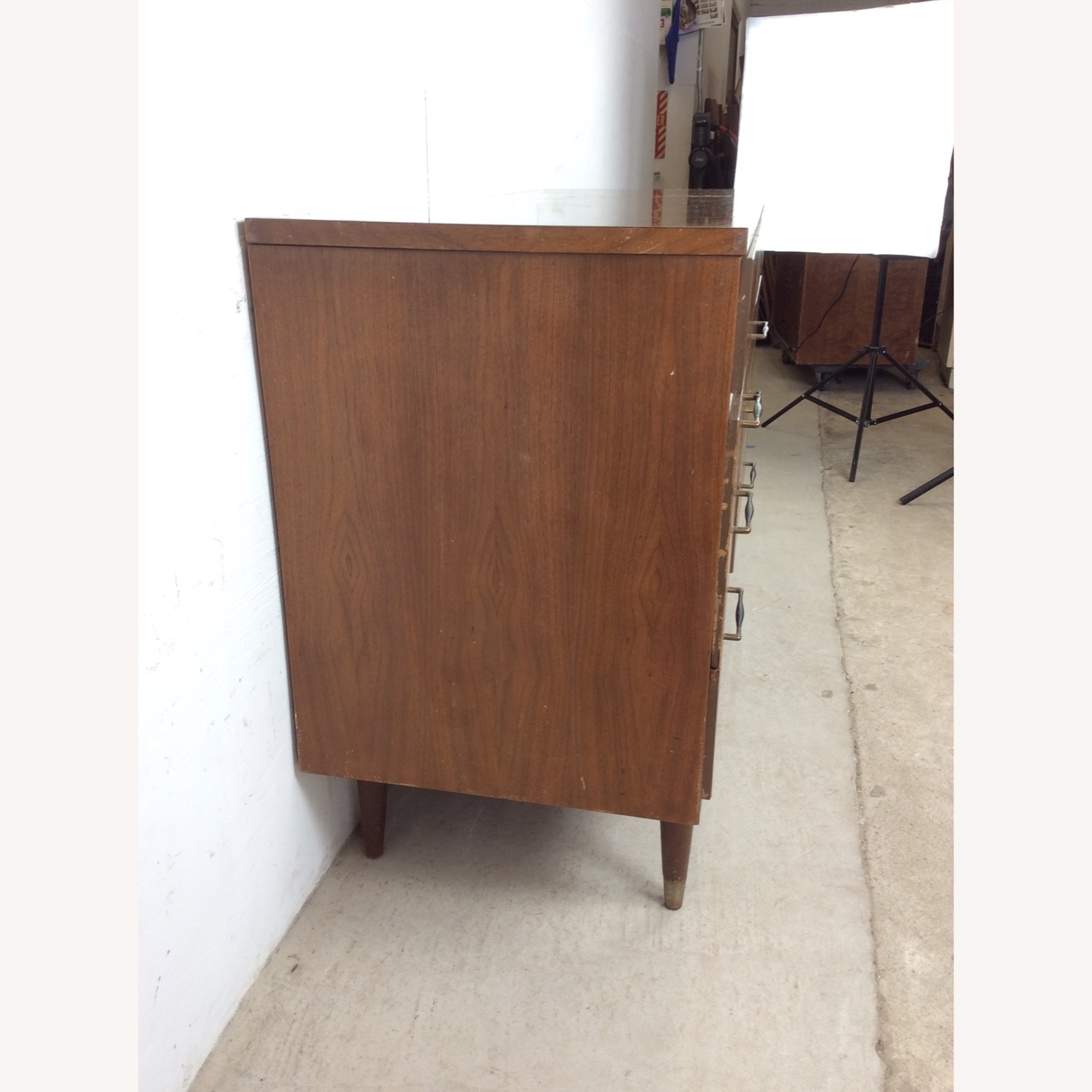 Mid Century Lowboy Dresser with 6 Drawers - image-7