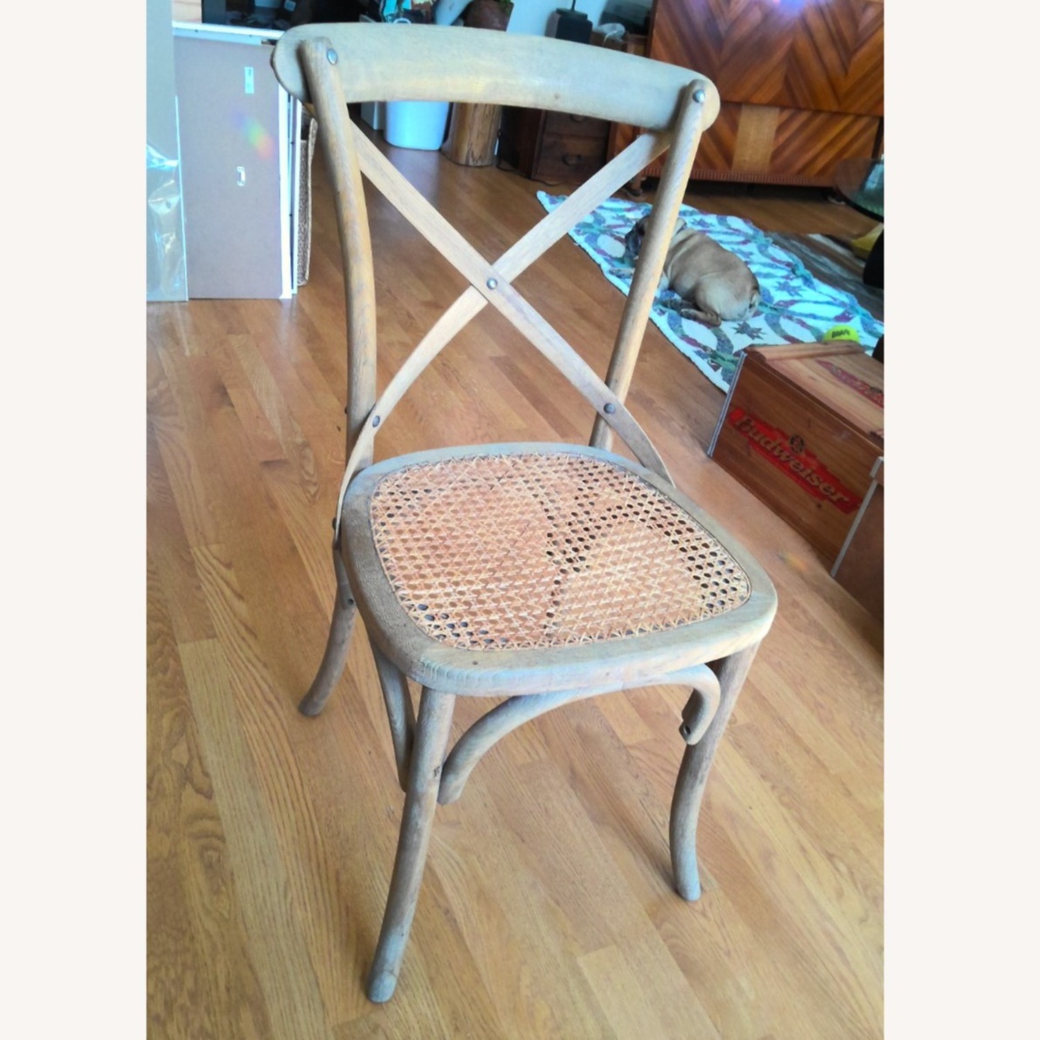 Restoration Hardware Madeleine Dining Side Chair Oak - image-1