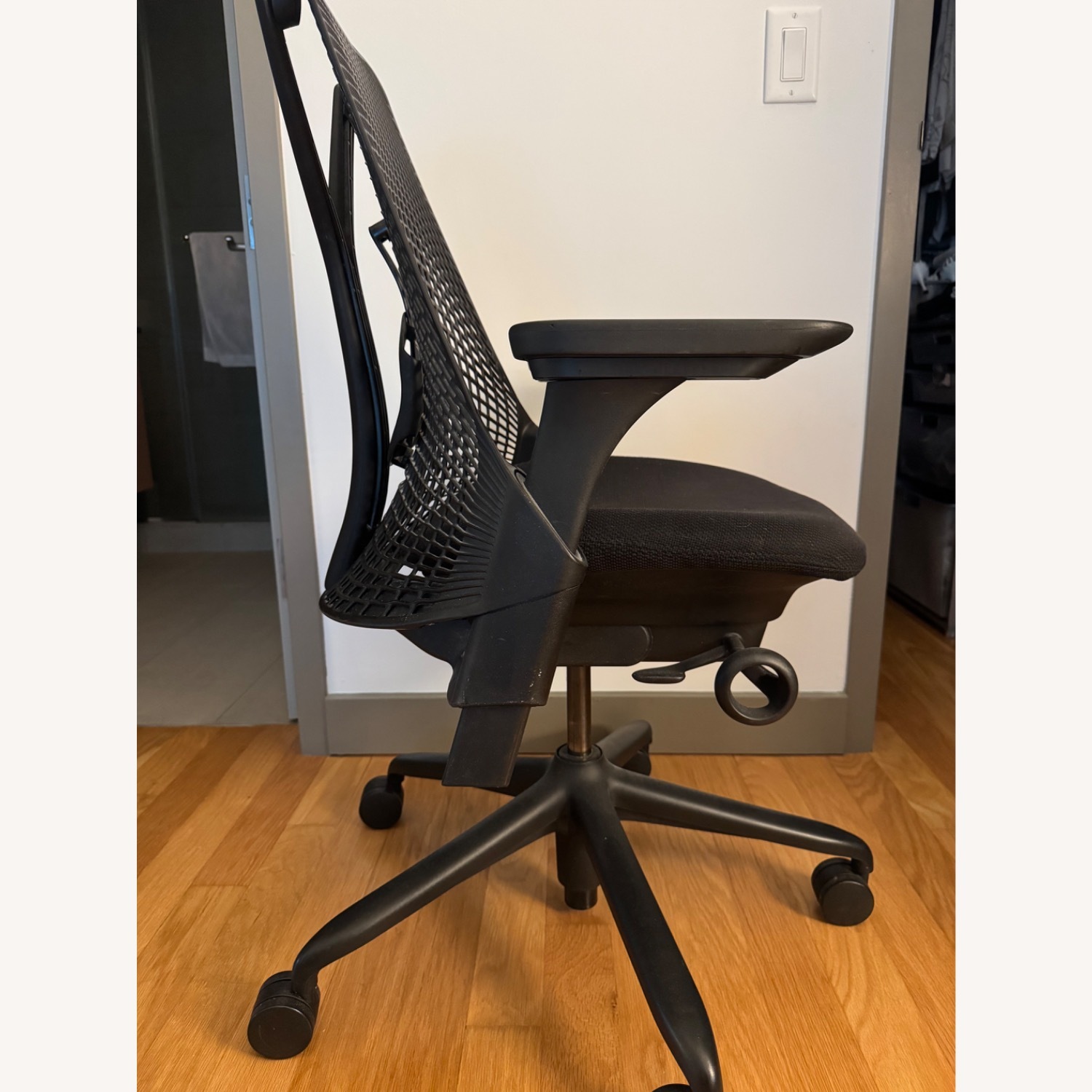 Herman Miller Sayl Black Fabric Office Chair - image-2