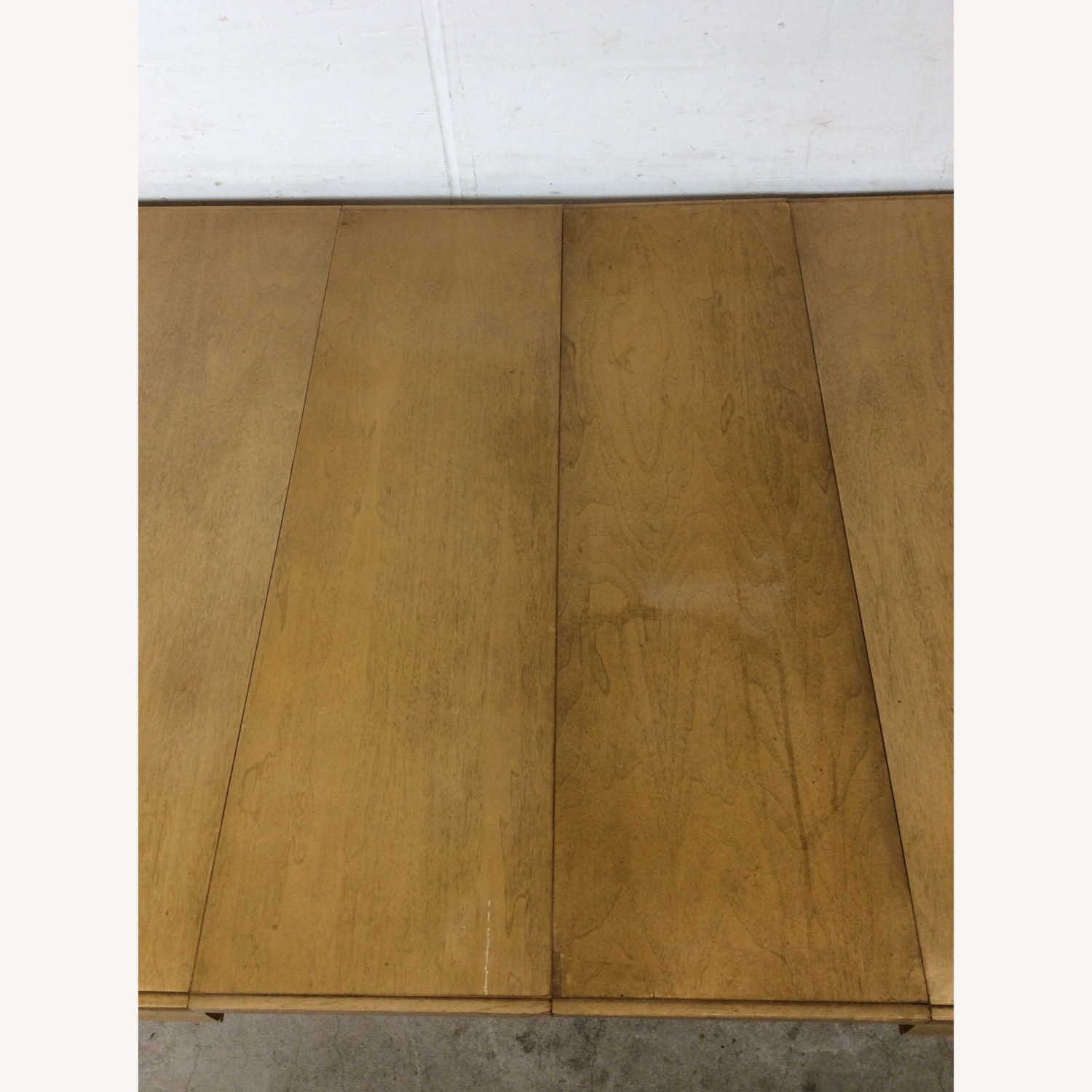 Mid Century Blonde Dining Table with 3 Leafs - image-20