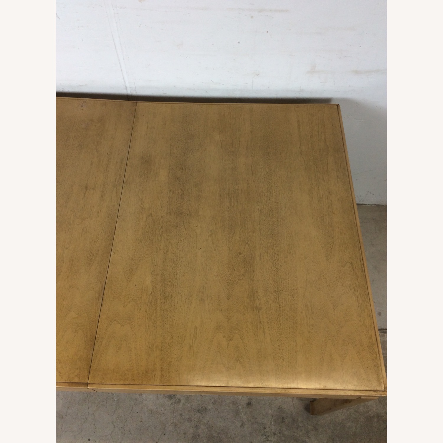 Mid Century Blonde Dining Table with 3 Leafs - image-3