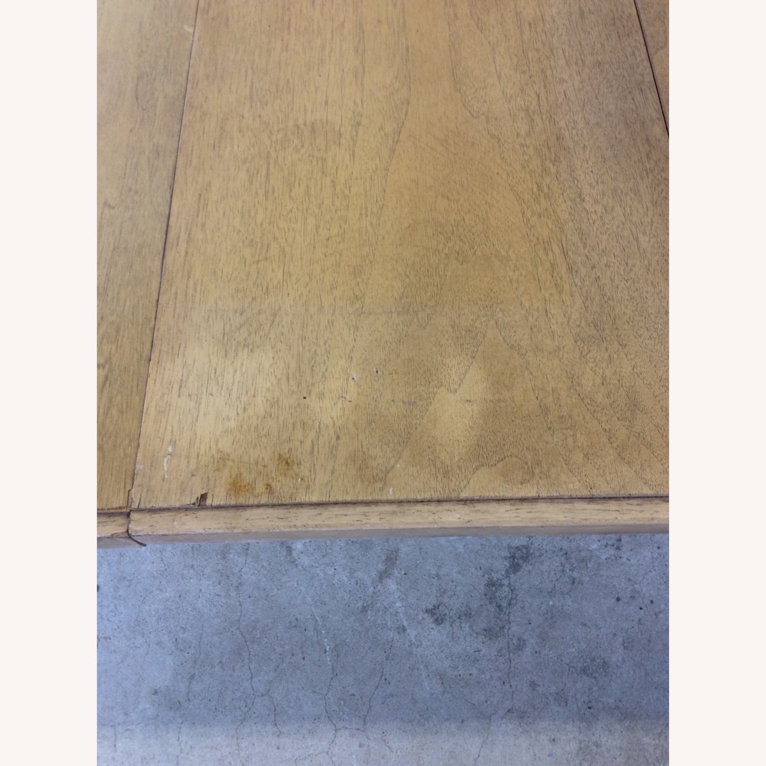 Mid Century Blonde Dining Table with 3 Leafs - image-28