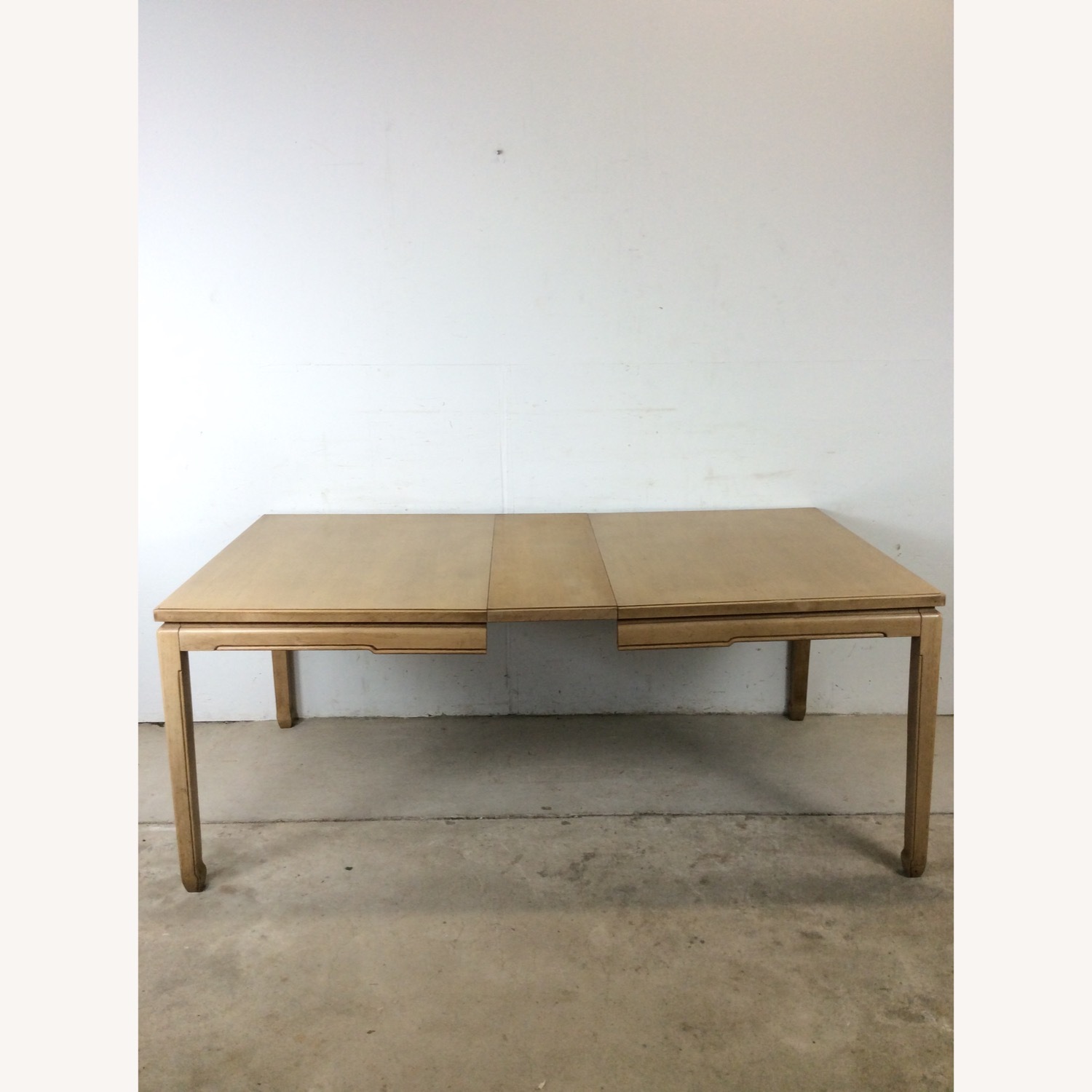 Mid Century Blonde Dining Table with 3 Leafs - image-16