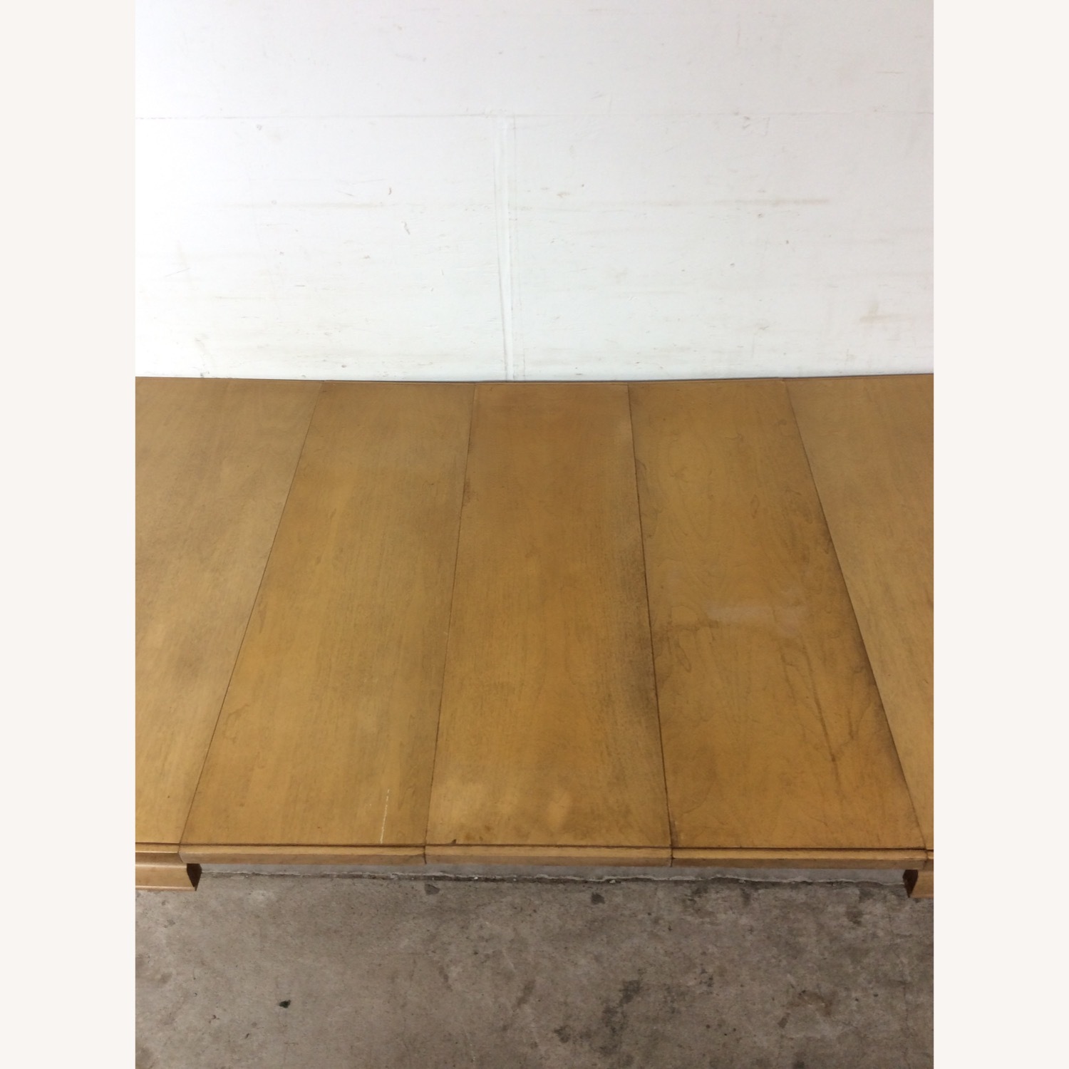 Mid Century Blonde Dining Table with 3 Leafs - image-27