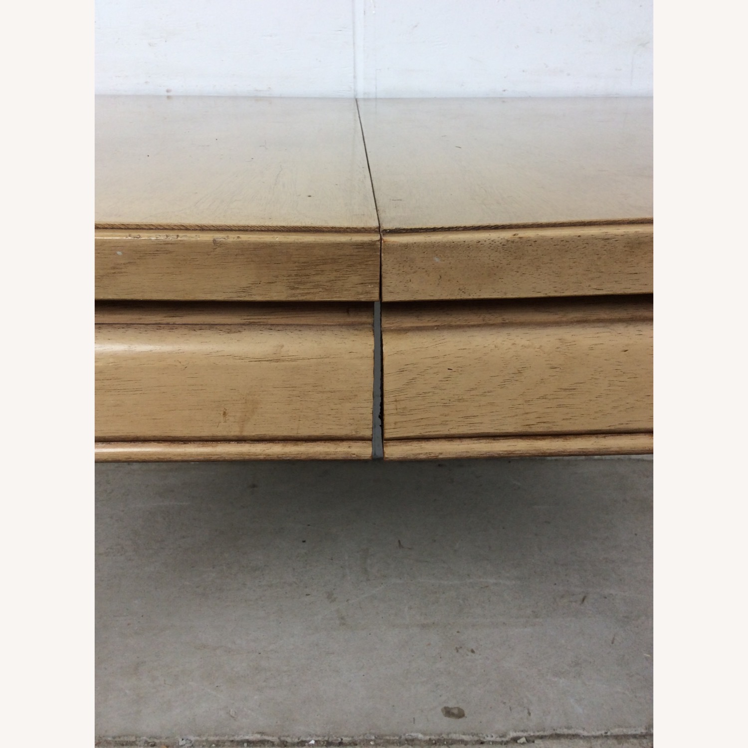 Mid Century Blonde Dining Table with 3 Leafs - image-10