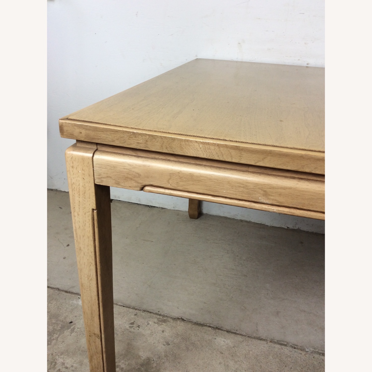 Mid Century Blonde Dining Table with 3 Leafs - image-11