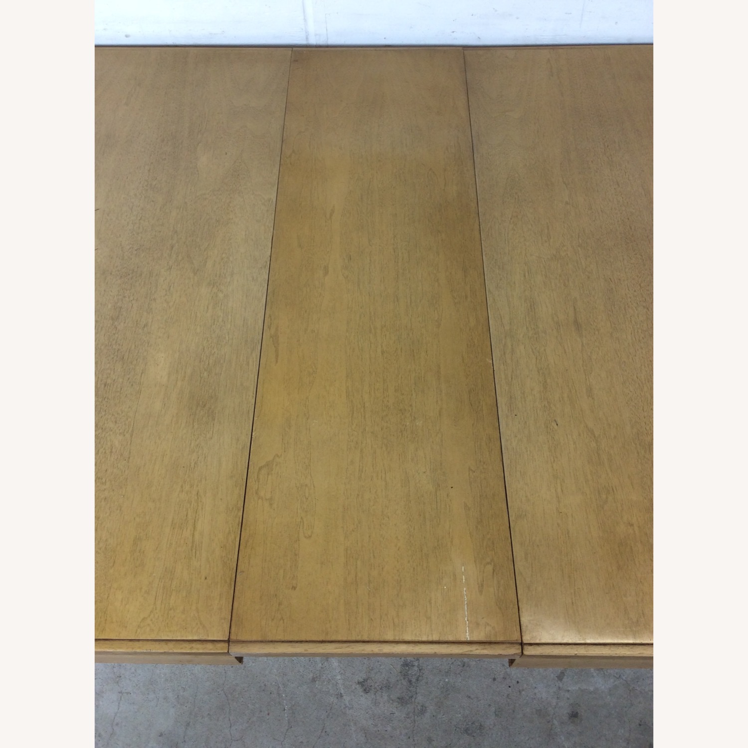 Mid Century Blonde Dining Table with 3 Leafs - image-17