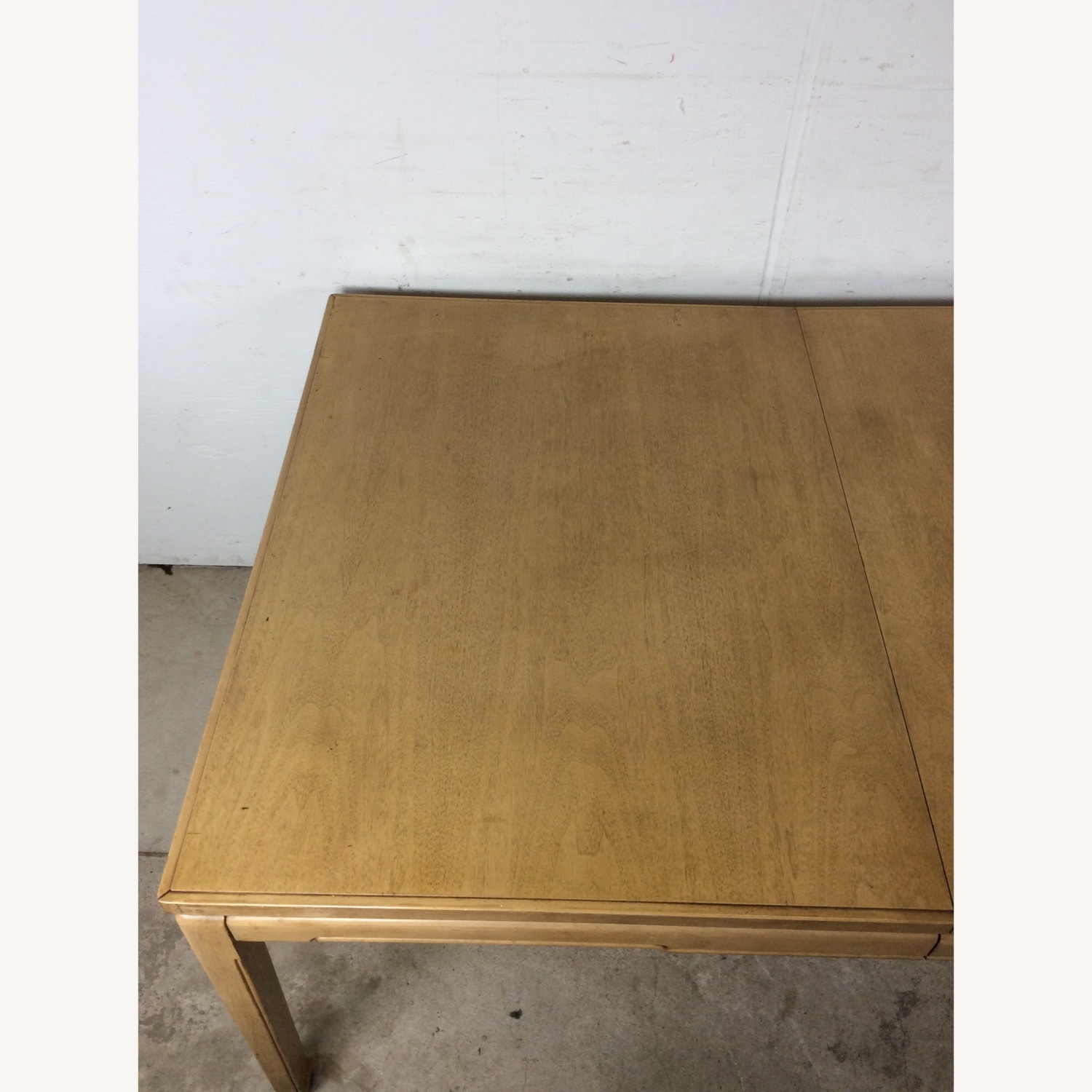 Mid Century Blonde Dining Table with 3 Leafs - image-4