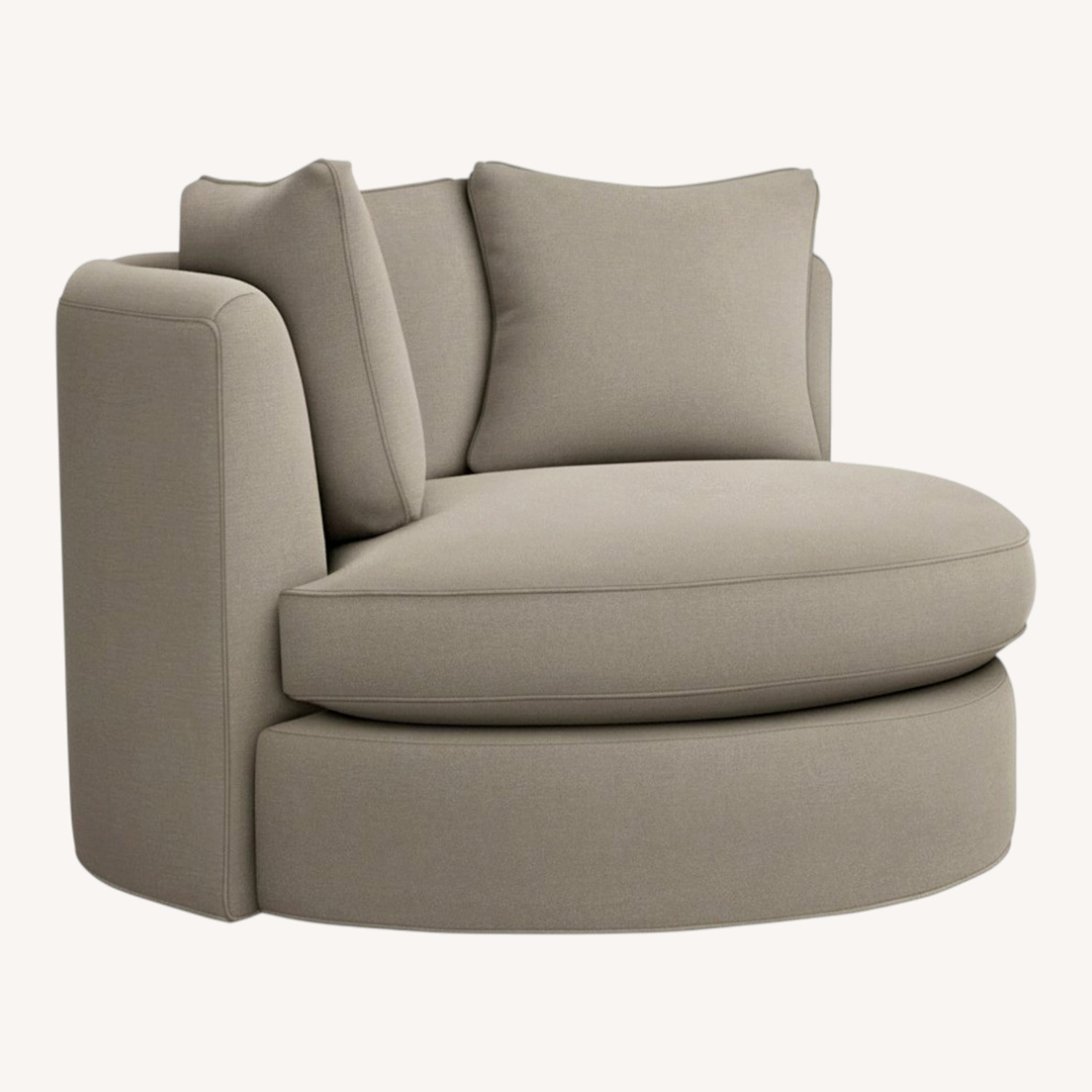 Room & Board Eos Light Gray Fabric Armchair - image-0