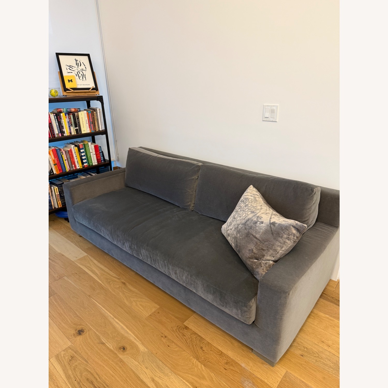 Restoration Hardware Modena Dark Gray 3+ Seater Sofa - image-3