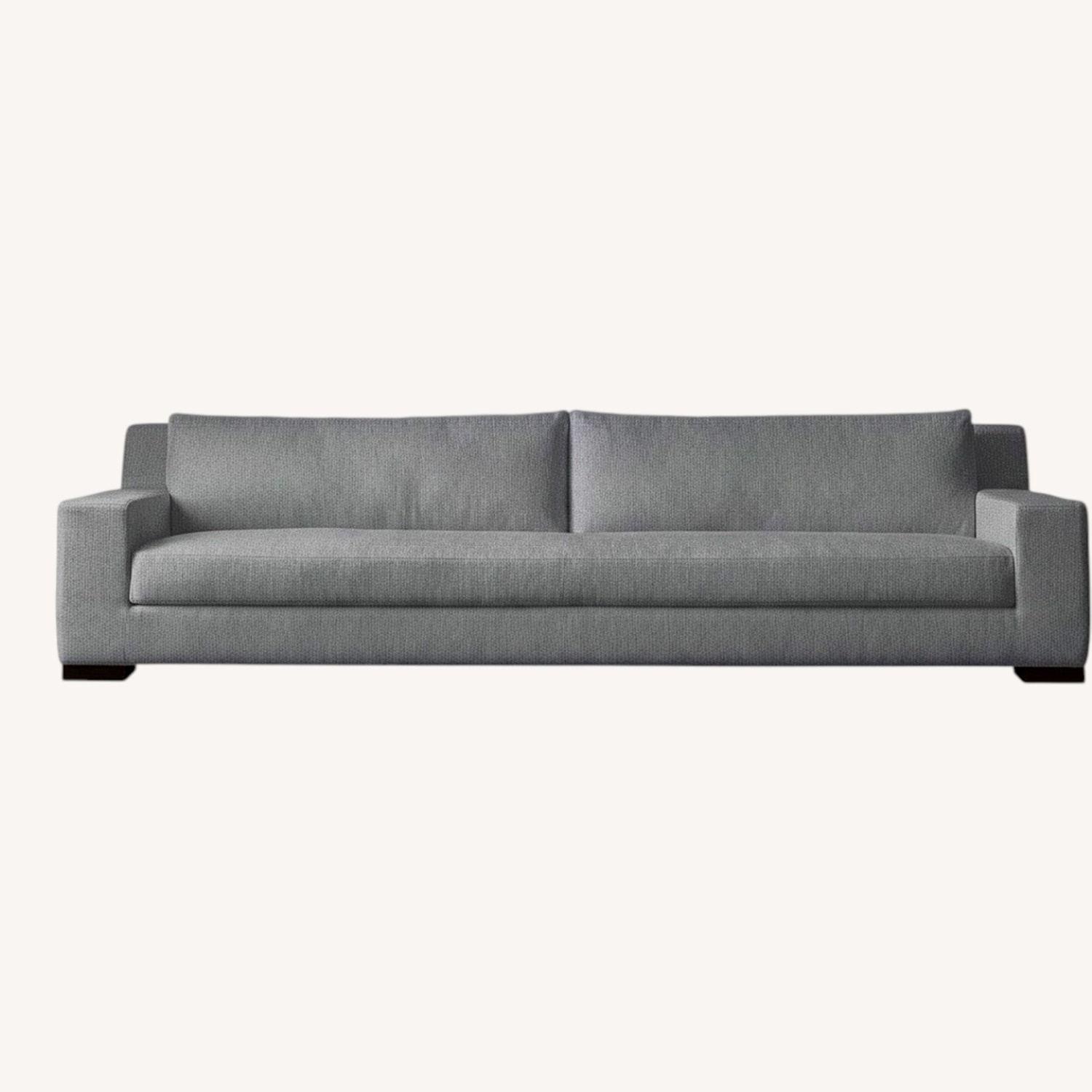 Restoration Hardware Modena Dark Gray 3+ Seater Sofa - image-4