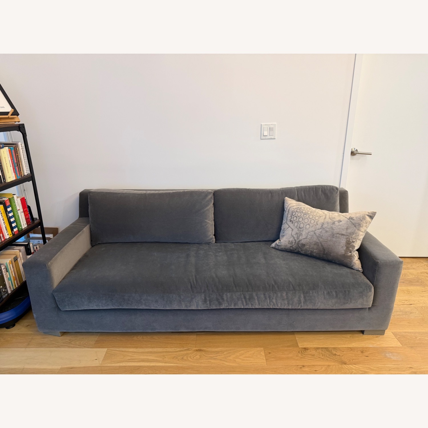 Restoration Hardware Modena Dark Gray 3+ Seater Sofa - image-2
