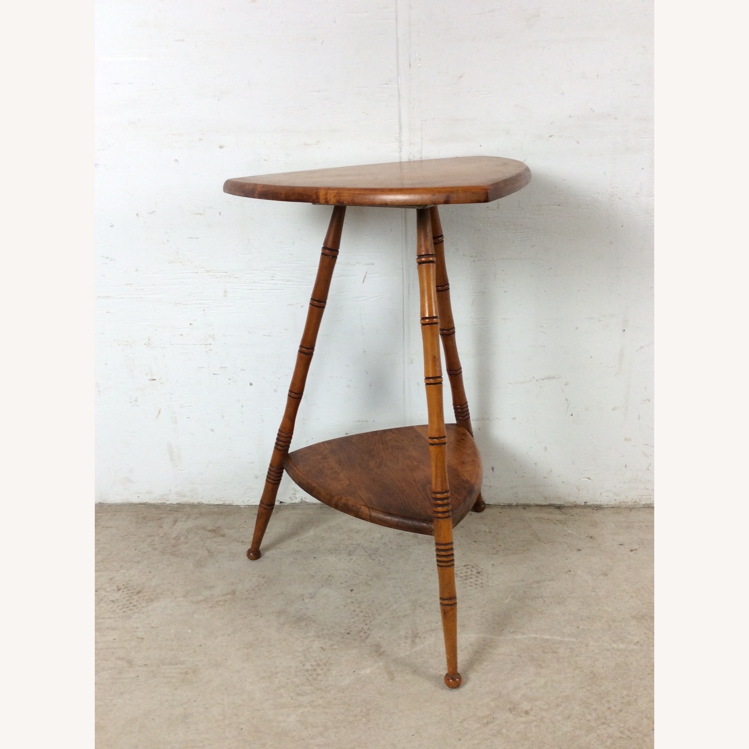 Vintage/Antique Finds Dark Brown Wood Side Table - image-16