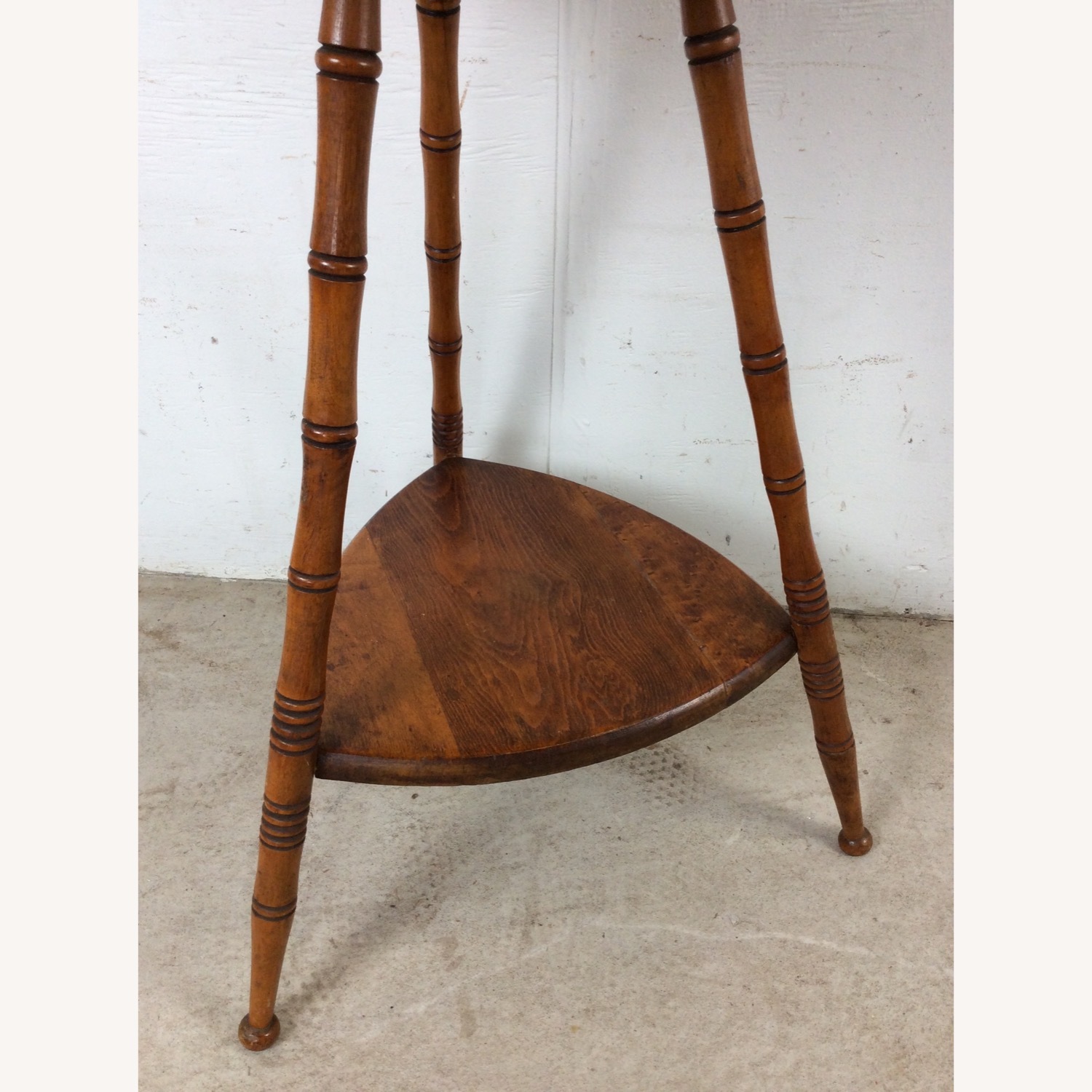Vintage/Antique Finds Dark Brown Wood Side Table - image-12