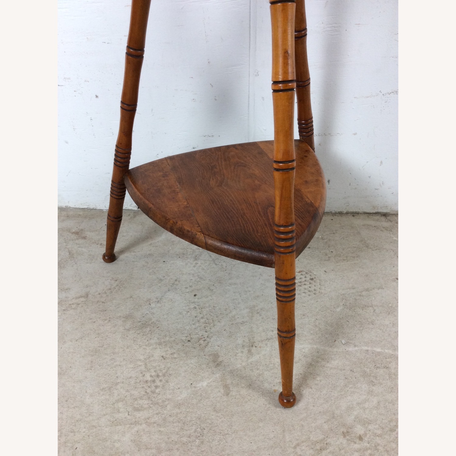 Vintage/Antique Finds Dark Brown Wood Side Table - image-19