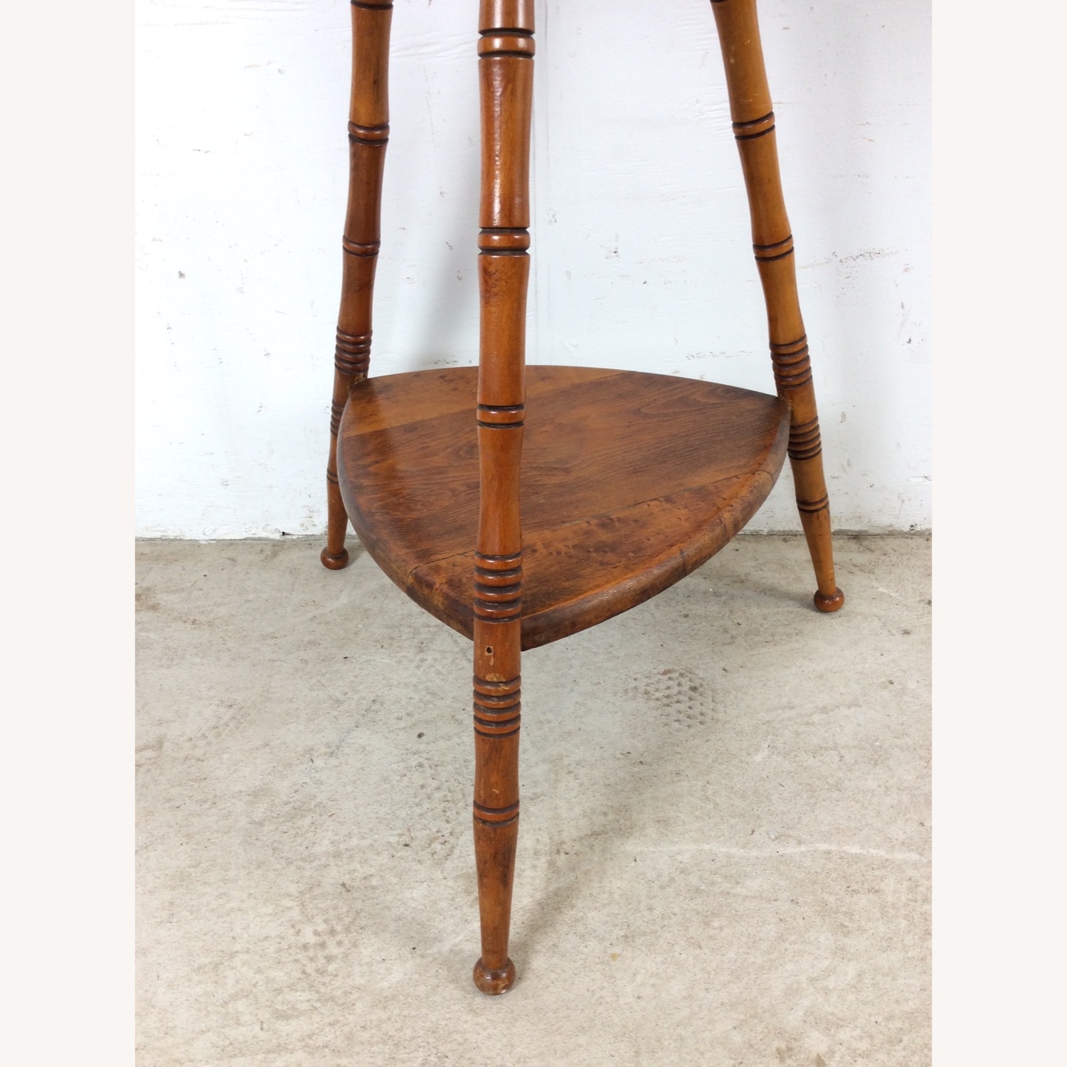 Vintage/Antique Finds Dark Brown Wood Side Table - image-15