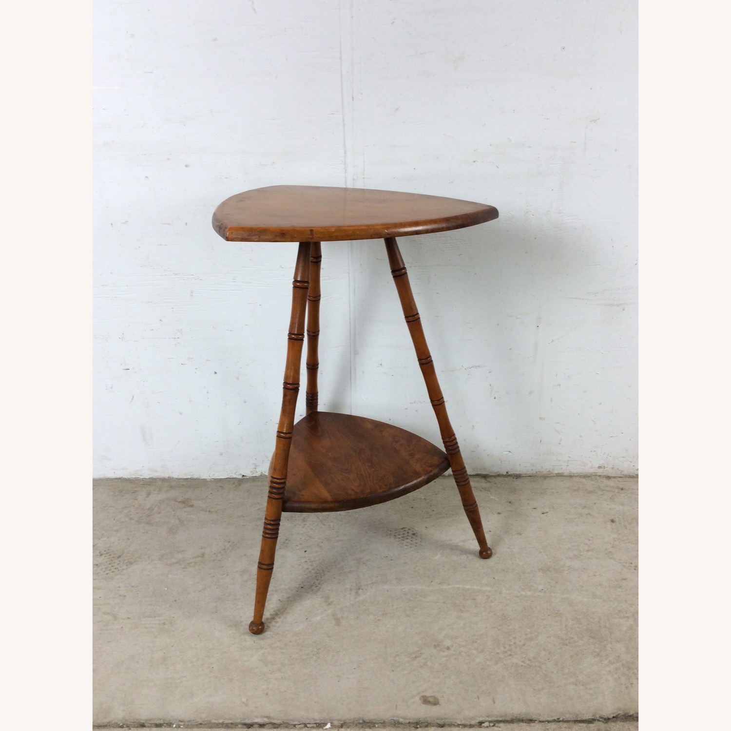 Vintage/Antique Finds Dark Brown Wood Side Table - image-10
