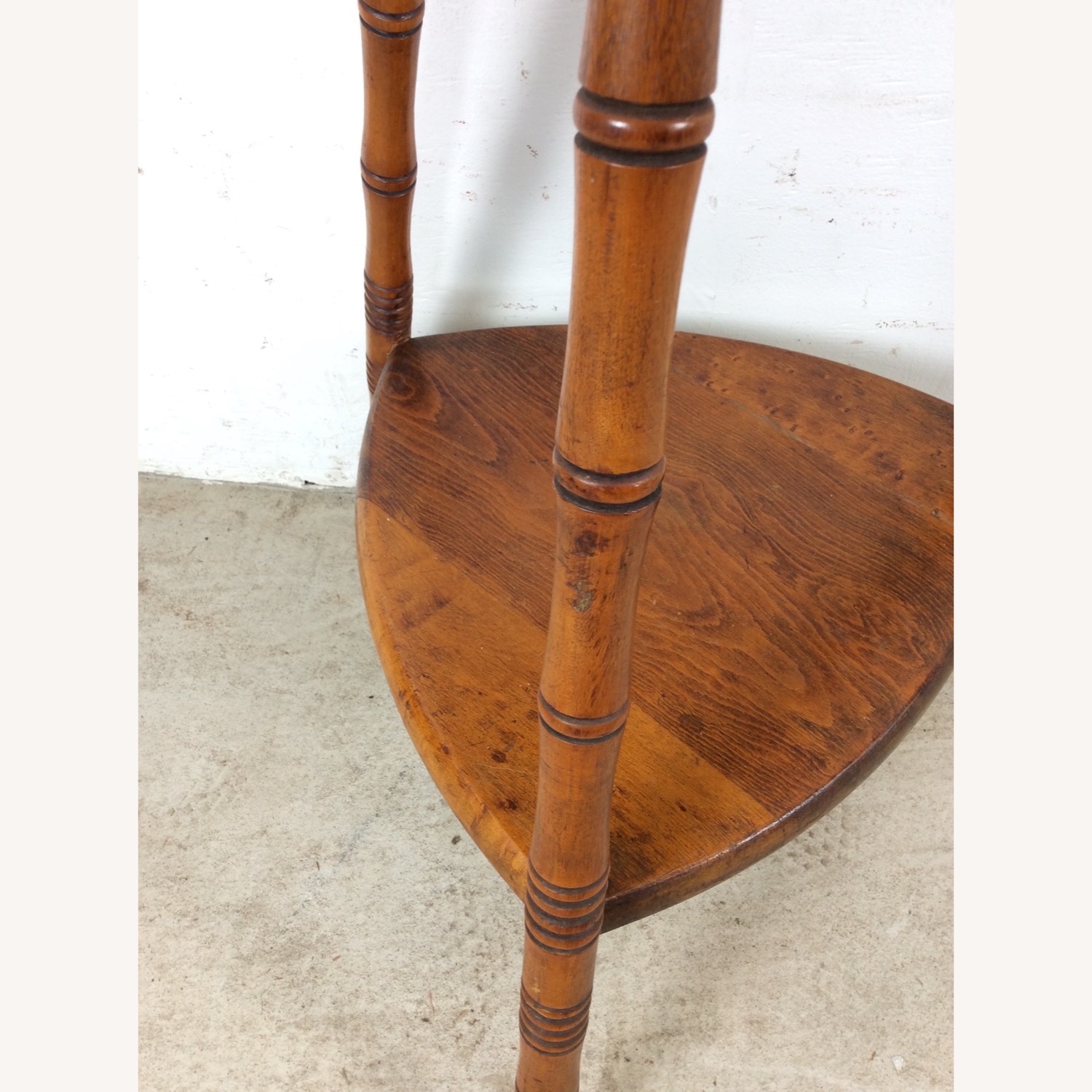 Vintage/Antique Finds Dark Brown Wood Side Table - image-20
