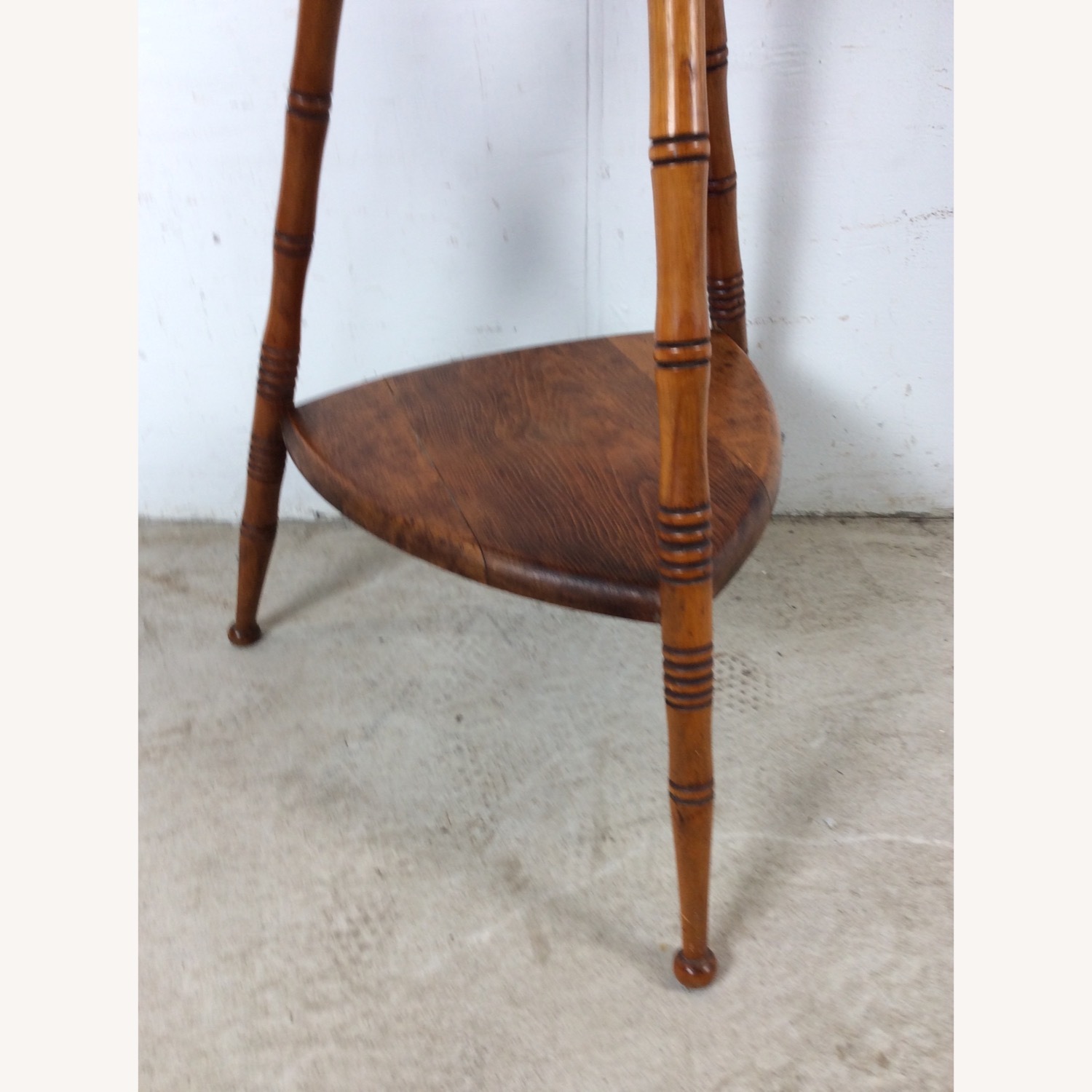 Vintage/Antique Finds Dark Brown Wood Side Table - image-18