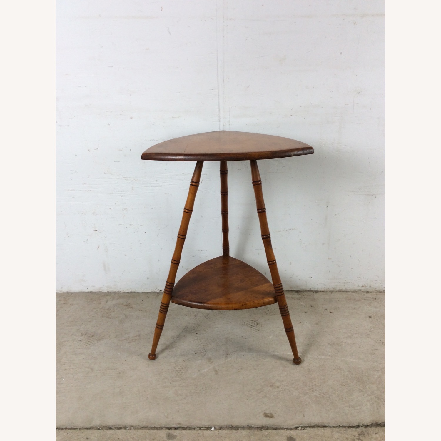 Vintage/Antique Finds Dark Brown Wood Side Table - image-3