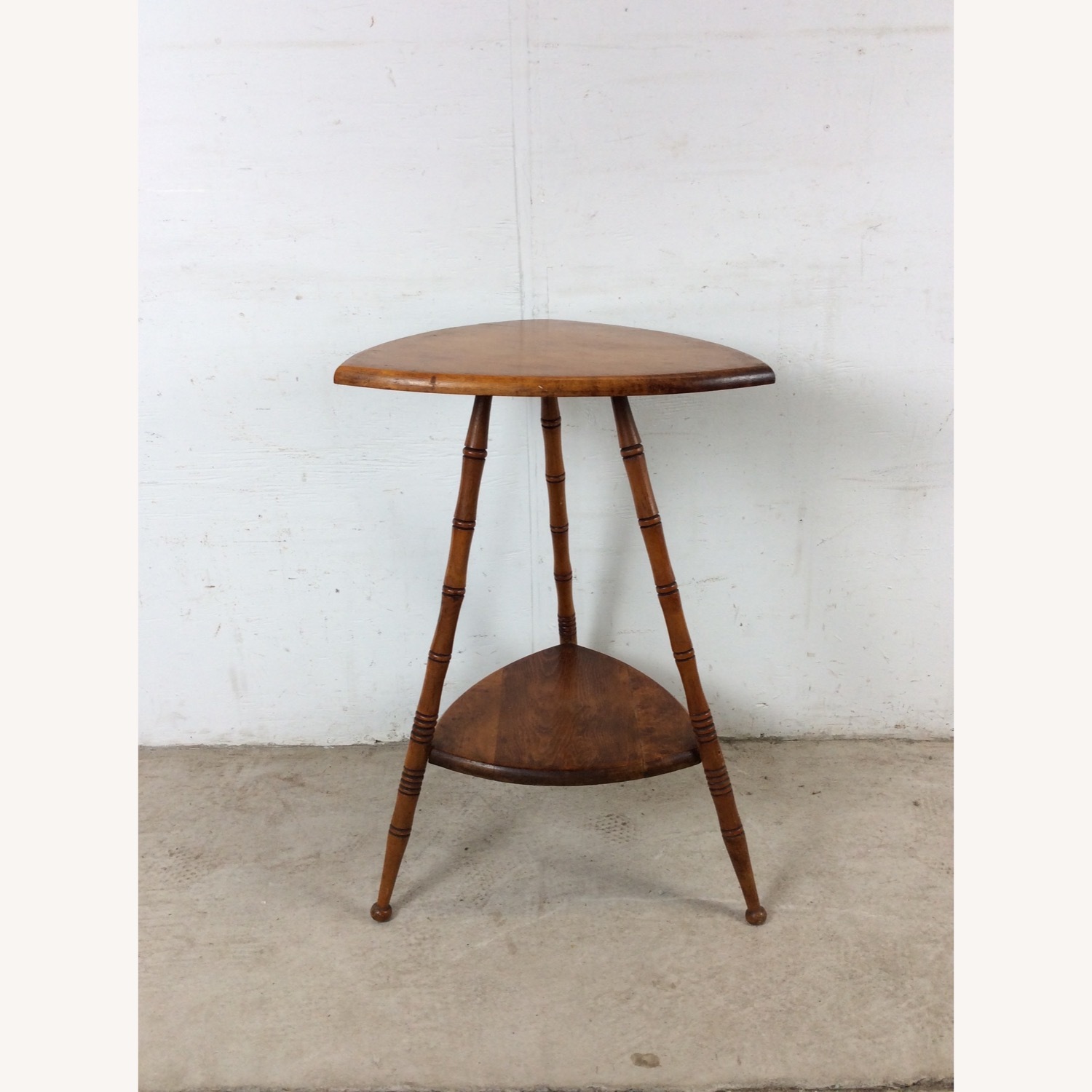 Vintage/Antique Finds Dark Brown Wood Side Table - image-21