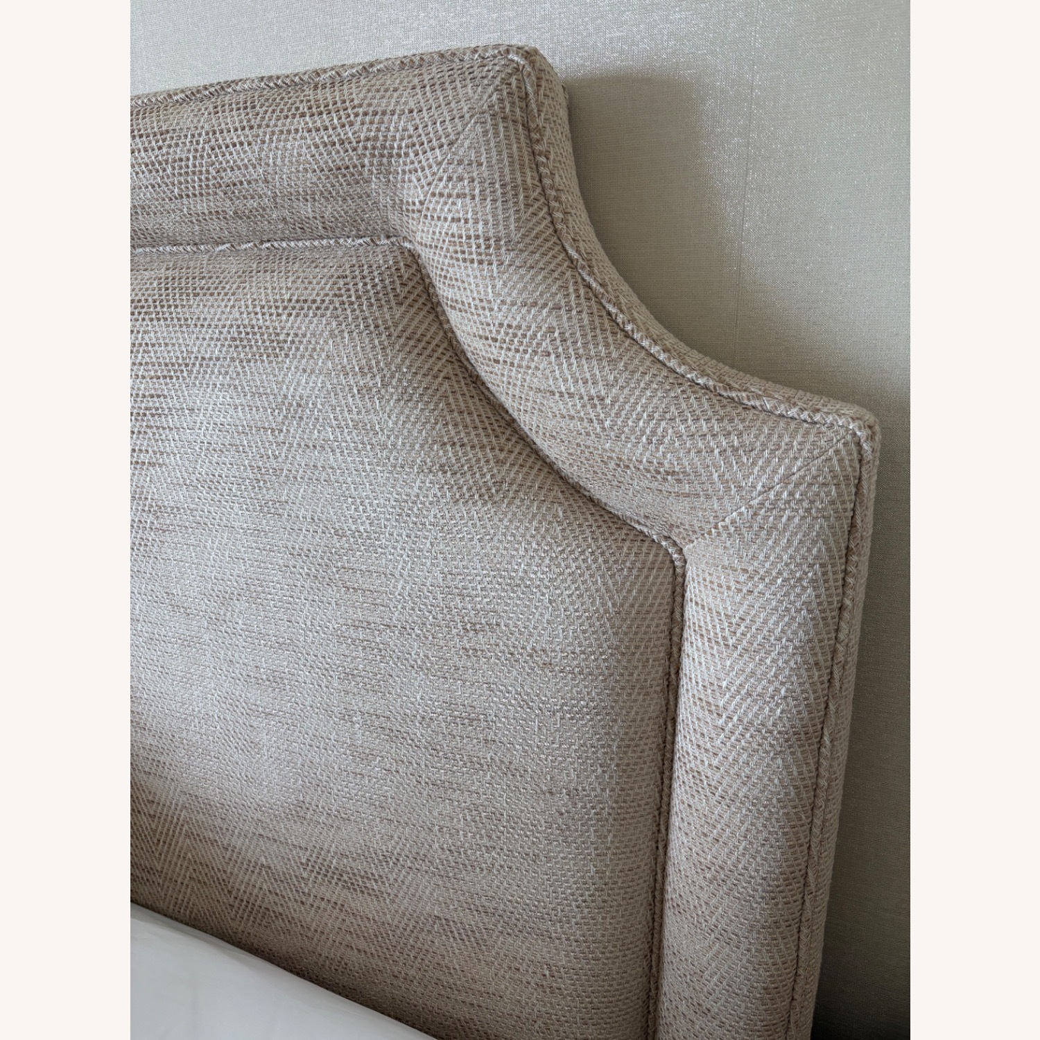 Natural Fabric Queen Bed - image-3