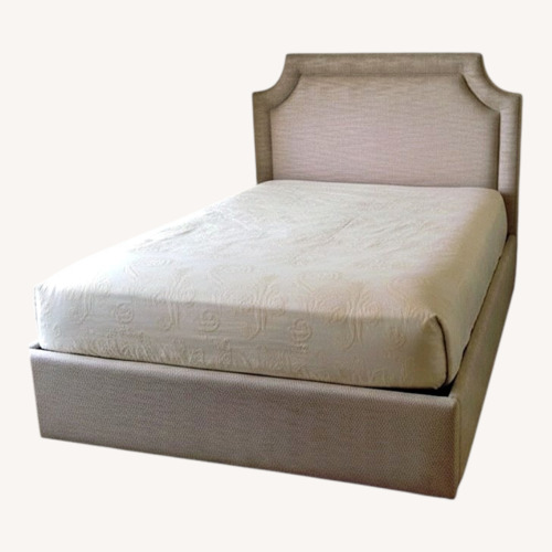 Used Natural Fabric Queen Bed for sale on AptDeco