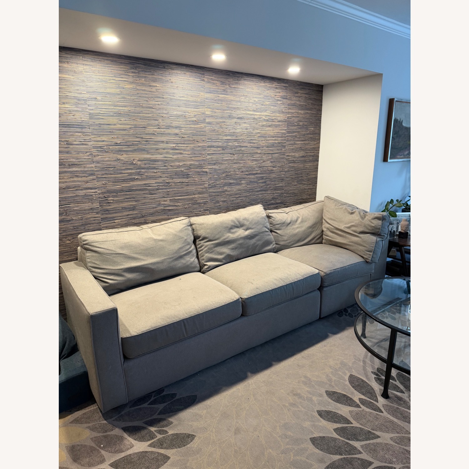 Room & Board York Light Gray Fabric 3+ Piece Sectional - image-2