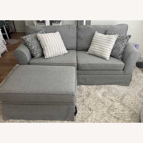 Used Bob's Discount Furniture 2 Piece Sectional for sale on AptDeco