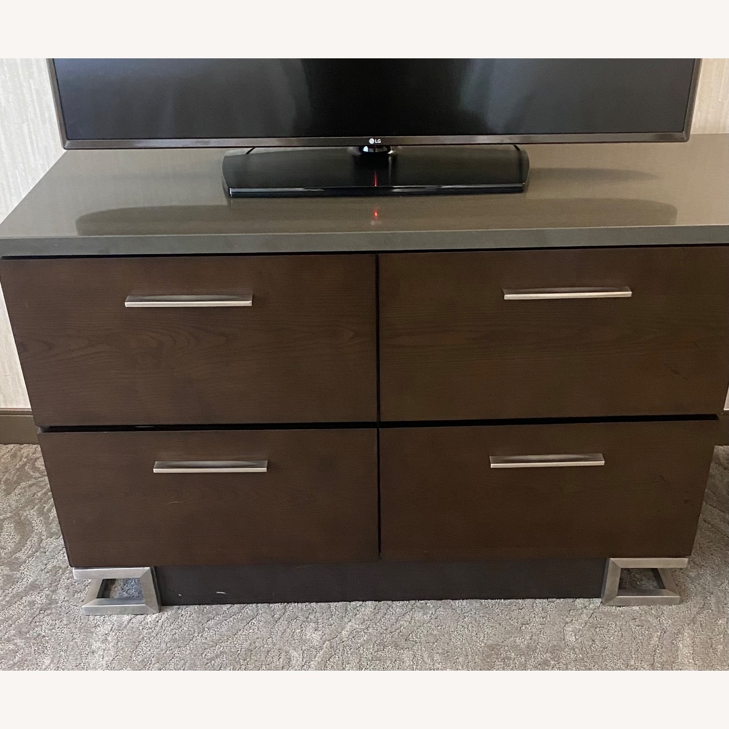 Dark Espresso Wood Dresser - image-1
