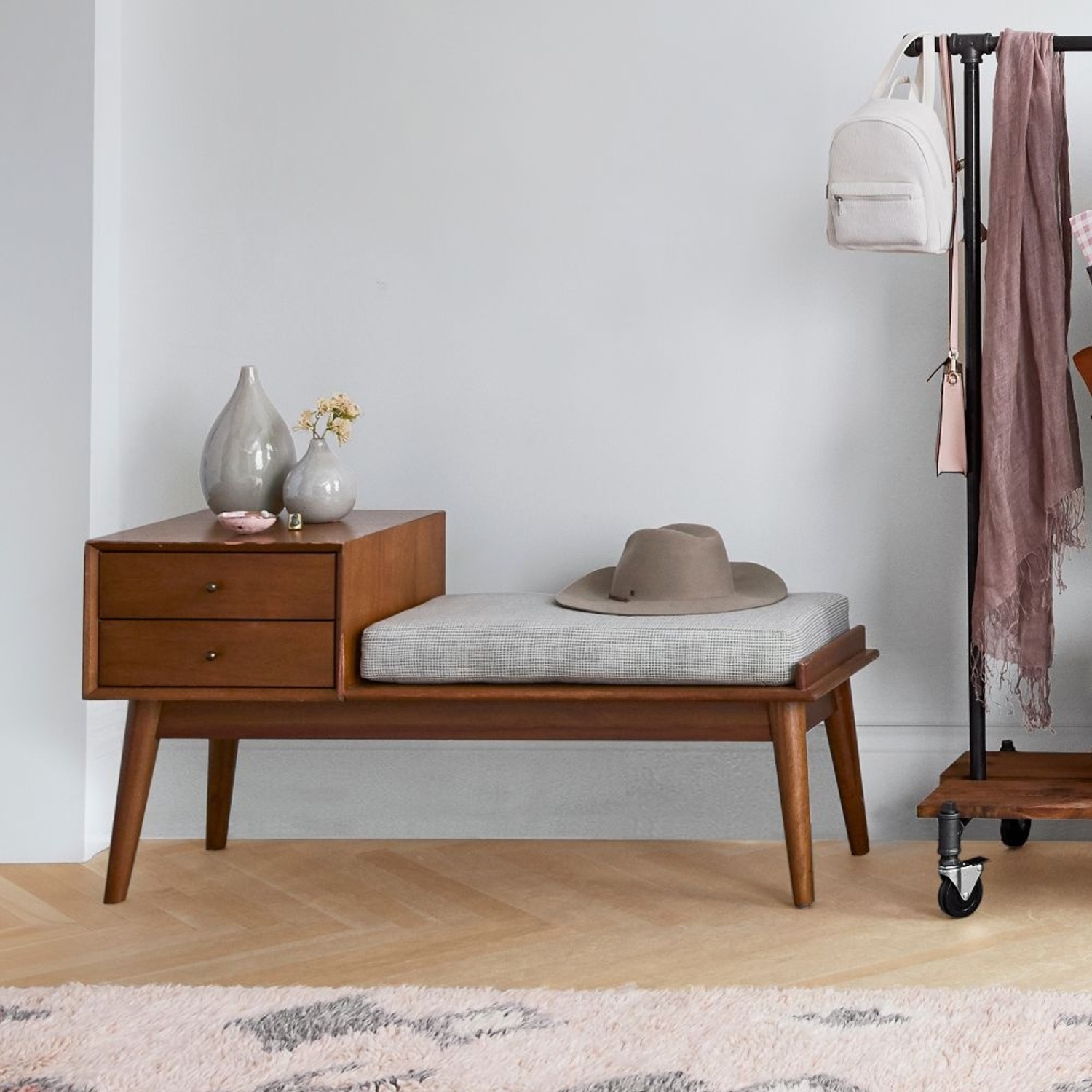 West Elm Mid-Century Entry Bench - image-6