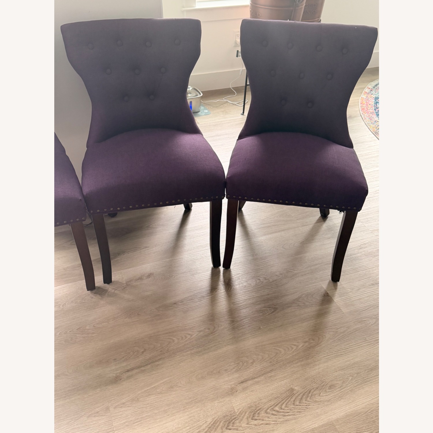 Wayfair Purple Dining Chairs - image-2