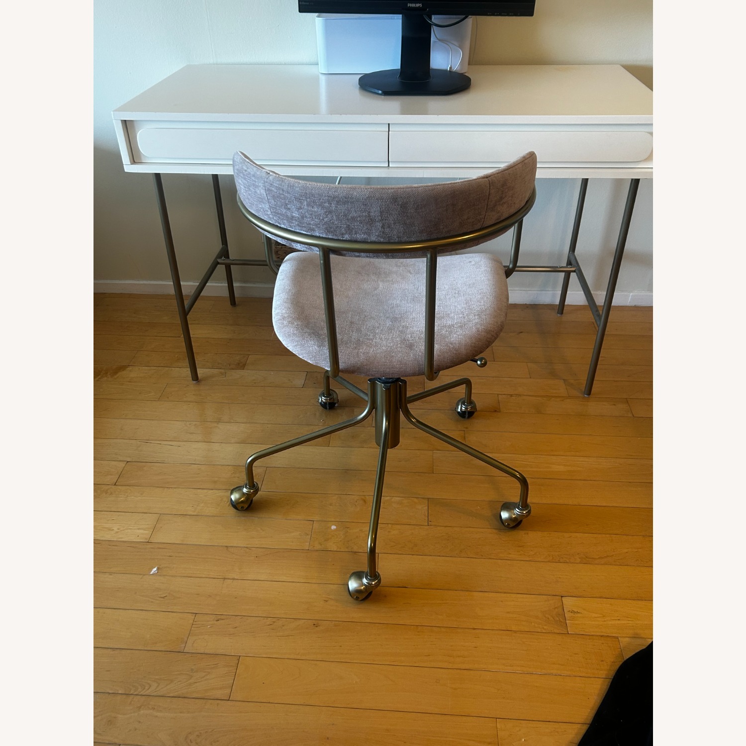 West Elm Lenox Swivel Office Chair - image-3