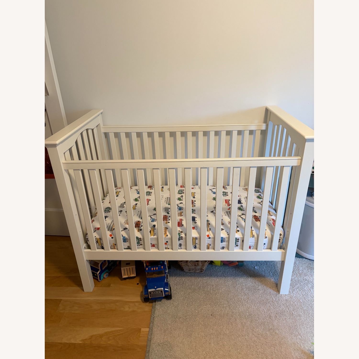 Pottery Barn Kids White Kendall Convertible Crib - image-4