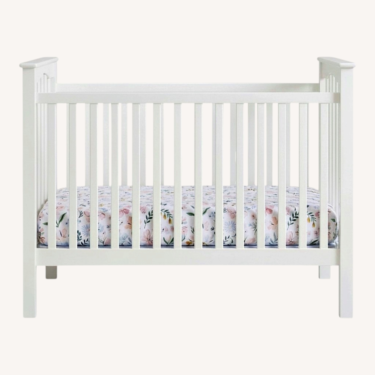 Pottery Barn Kids White Kendall Convertible Crib - image-0