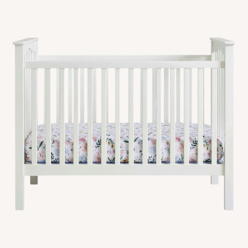 Used Pottery Barn Kids White Kendall Convertible Crib for sale on AptDeco