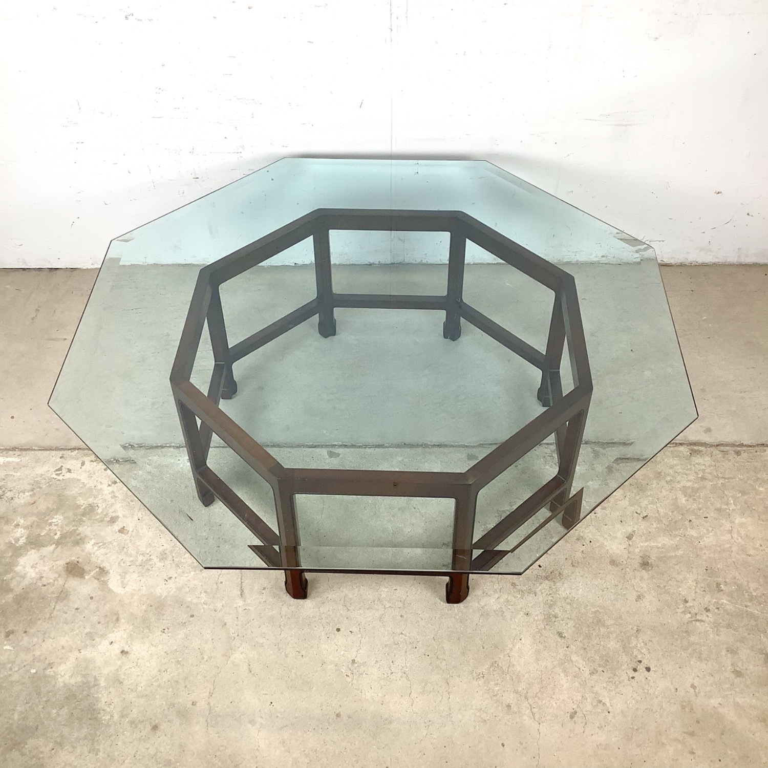 Vintage Ming Style Octagonal Coffee Table - image-4