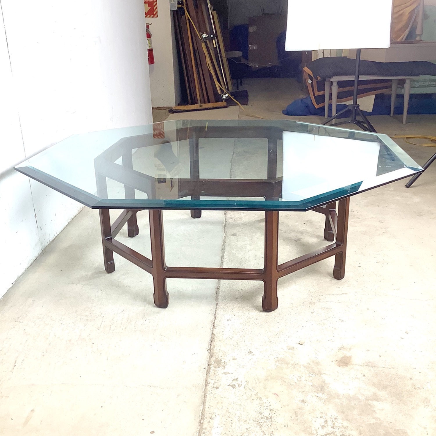 Vintage Ming Style Octagonal Coffee Table - image-33