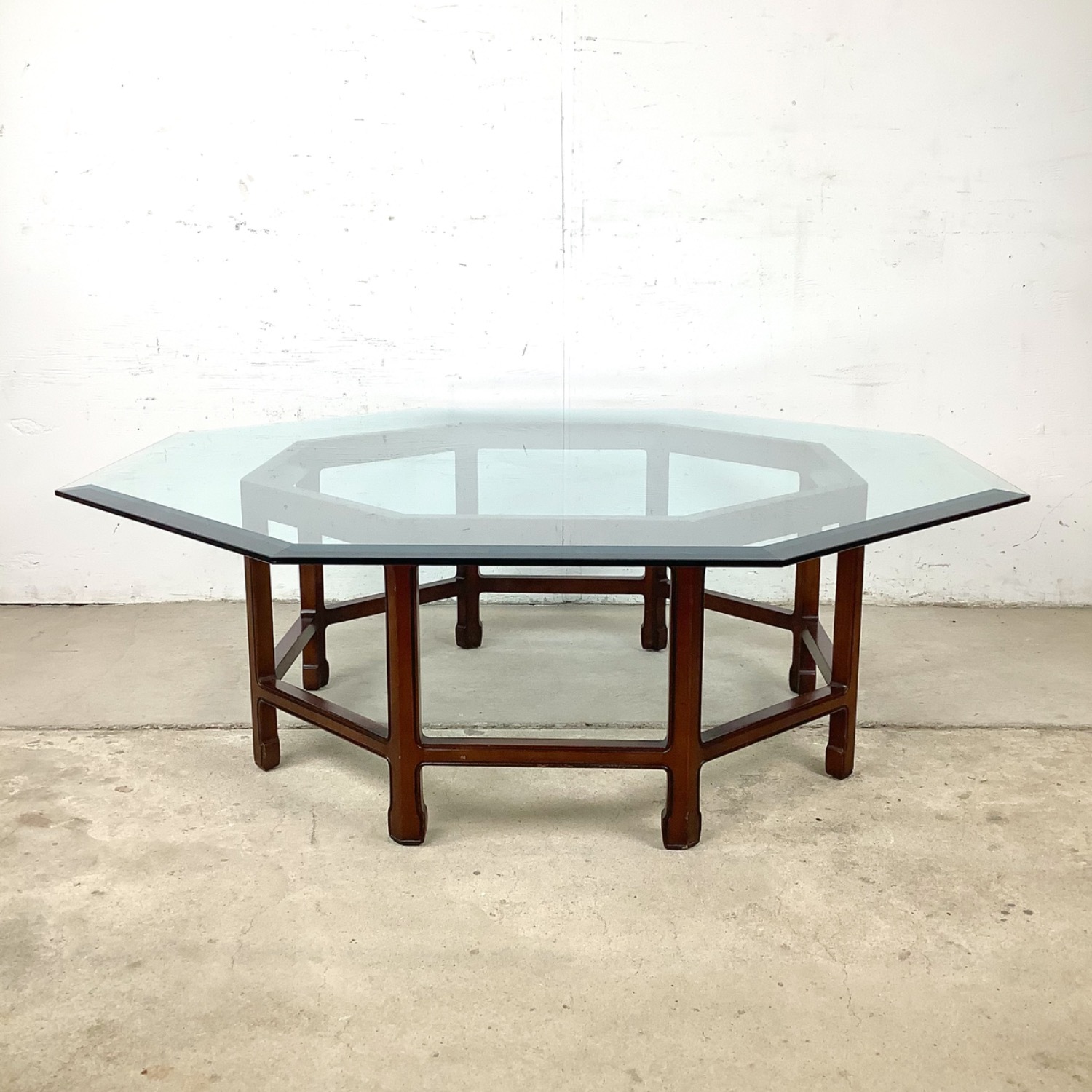 Vintage Ming Style Octagonal Coffee Table - image-20
