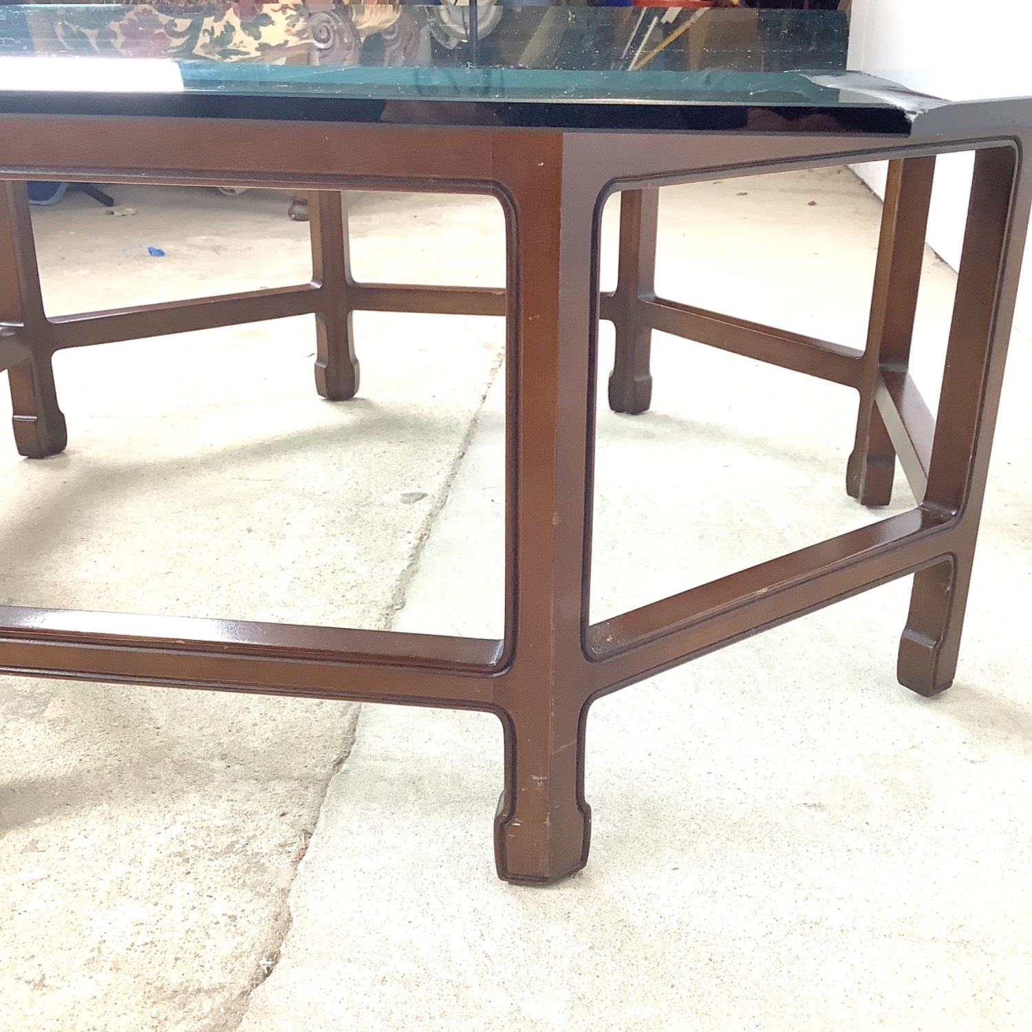 Vintage Ming Style Octagonal Coffee Table - image-11